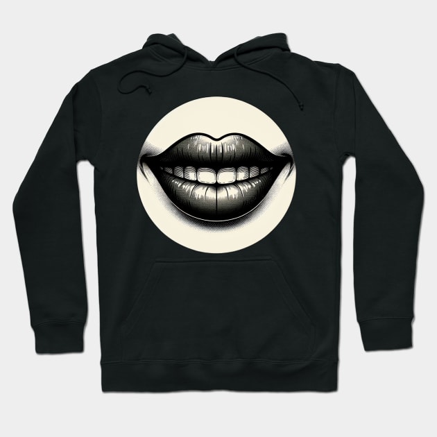 smiling mouth lips Hoodie by Anthony88